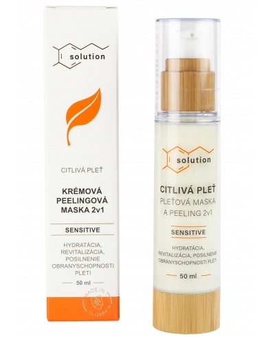 Kvitok Solution Krémová Peelingová Maska 2v1 Sensitive