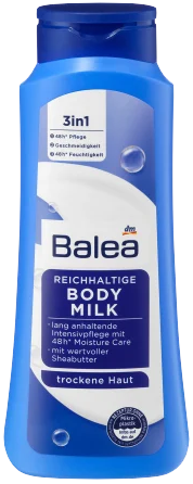 Balea Výdatné telové mlieko na suchú pokožku