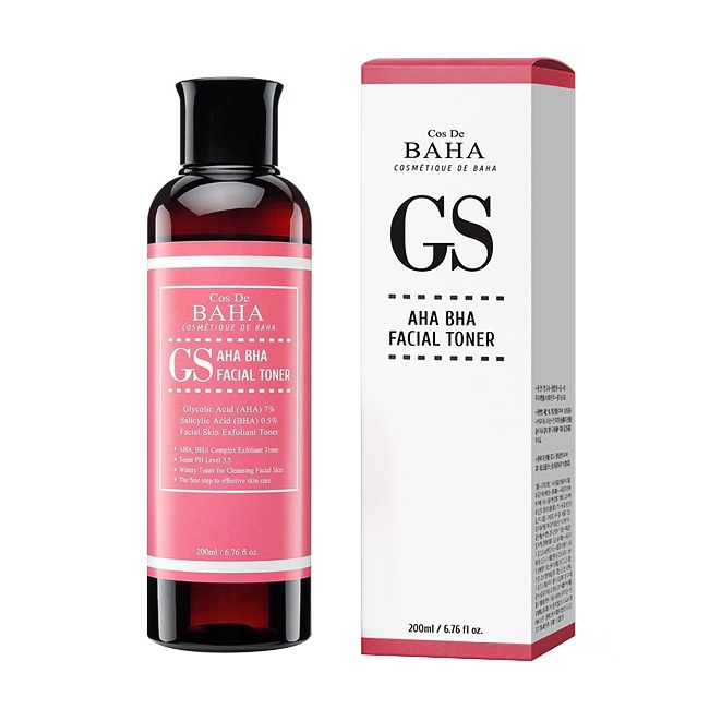 Cos De Baha GS AHA BHA Facial Toner 