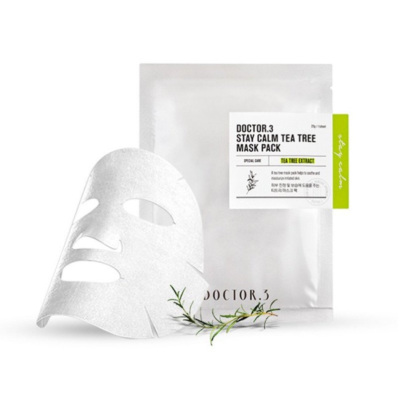 DOCTOR.3 Stay Calm Tea Tree Mask Pack