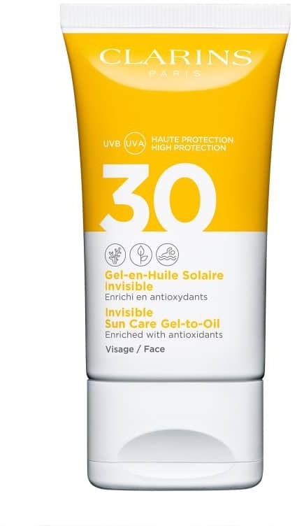 Clarins Invisible Sun Care Gel-To-Oil for Face SPF30