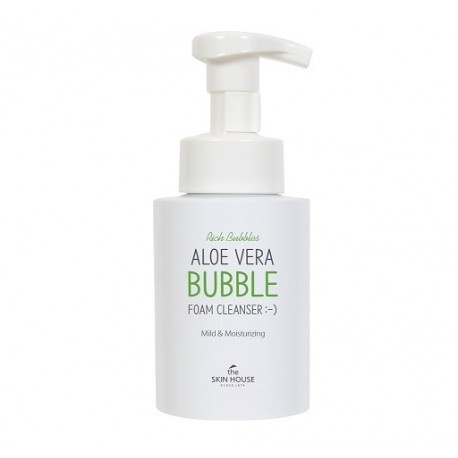 The Skin House Aloe Vera Bubble Foam Cleanser