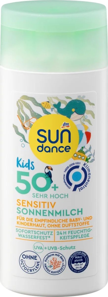 SUNDANCE Mlieko na opaľovanie Kids Sensitiv SPF 50+