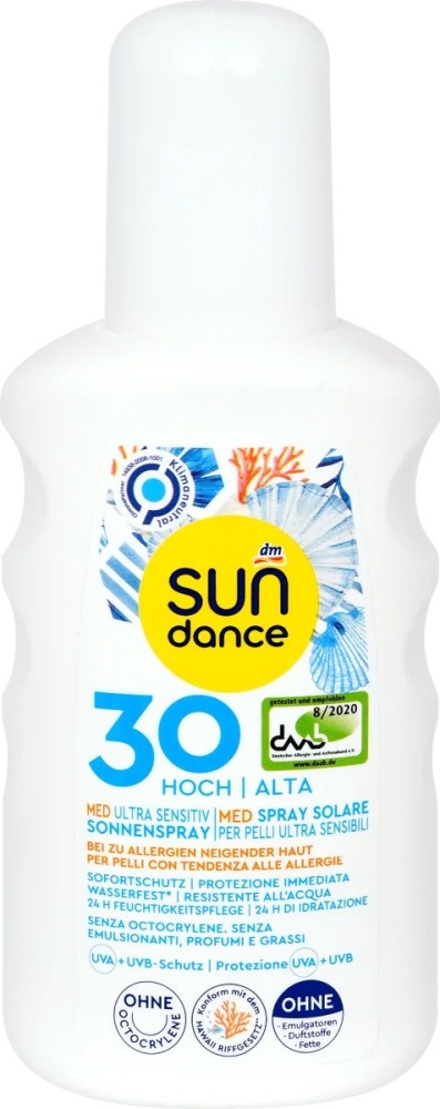 SUNDANCE Sprej na opaľovanie Med Ultra Sensitive SPF 30