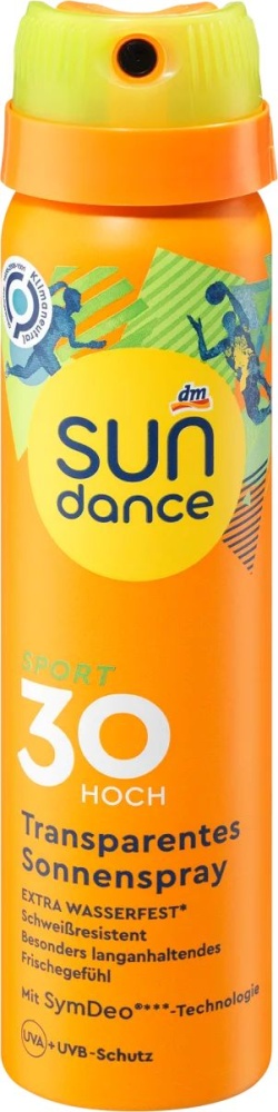 SUNDANCE Transparentný sprej na opaľovanie Sport SPF 30