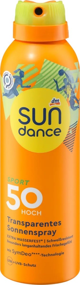 SUNDANCE Transparentný sprej na opaľovanie Sport SPF 50