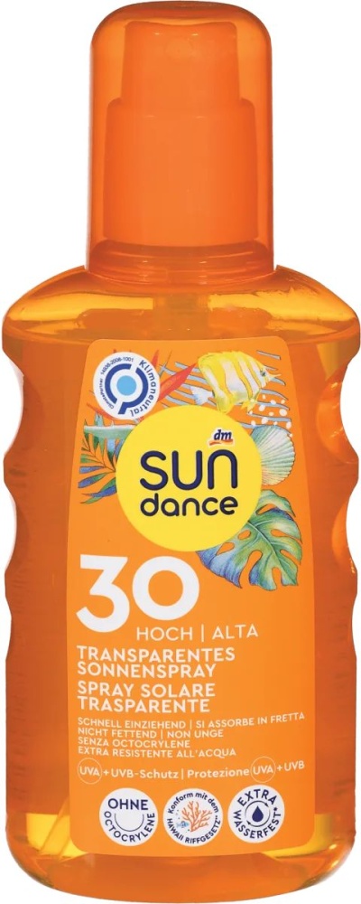 SUNDANCE Transparentný sprej na opaľovanie SPF 30