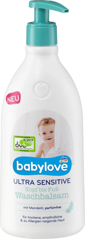 Babylove Umývací balzam Ultra Sensitive