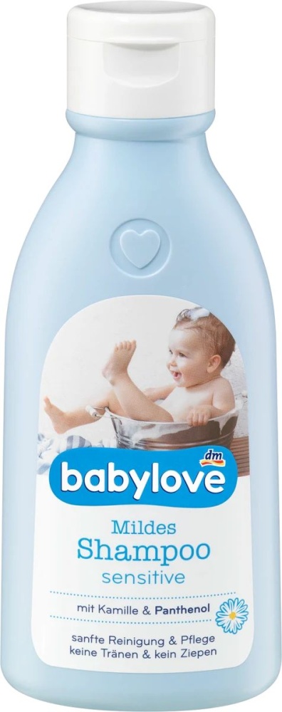 Babylove Jemný šampón sensitive s harmančekom a pantenolom