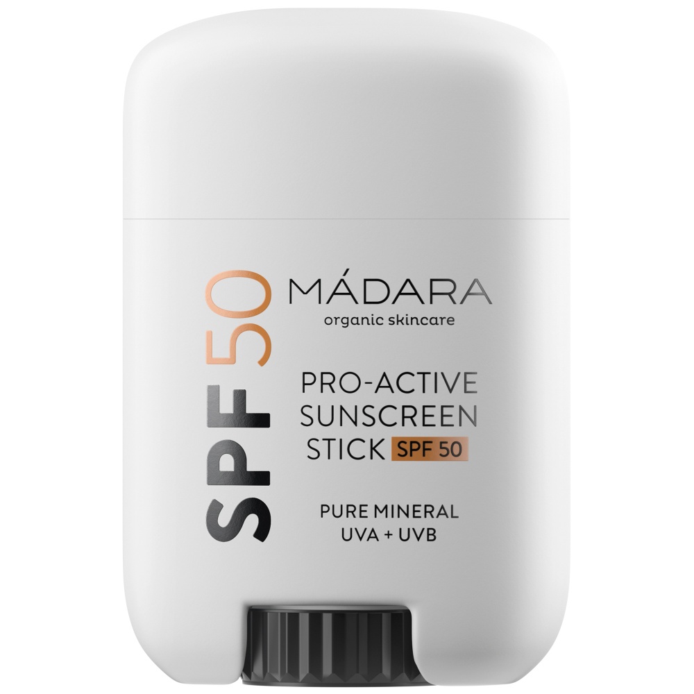 MÁDARA Pro-Active Minerálna opaľovacia tyčinka SPF50