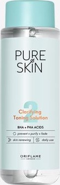 Oriflame Pure Skin Clarifying Toning Solution Exfoliačné tonikum
