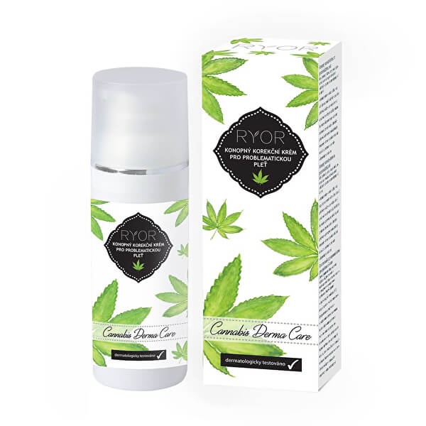RYOR  Cannabis Derma Care Konopný korekčný krém na problematickú pleť