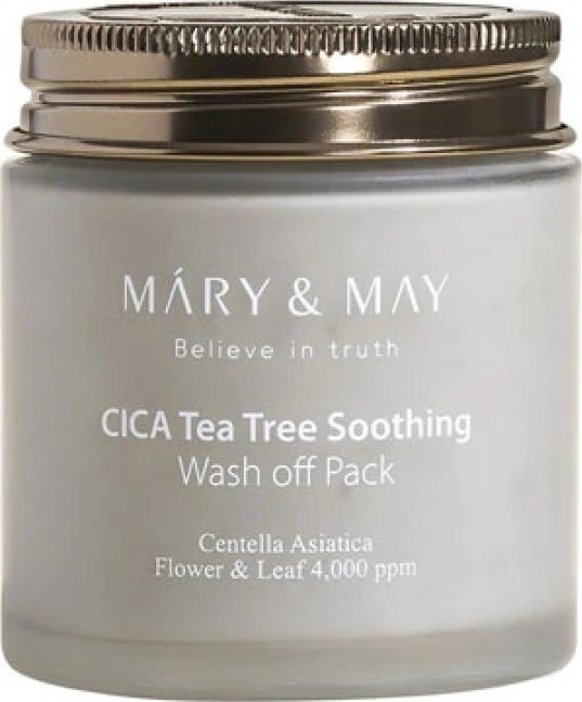 Mary & May CICA TeaTree Soothing Wash off Pack Ílová pleťová maska