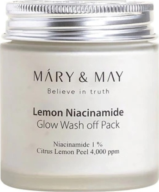 MARY & MAY Lemon Niacinamide Glow Wash Off Pack Ílová pleťová maska