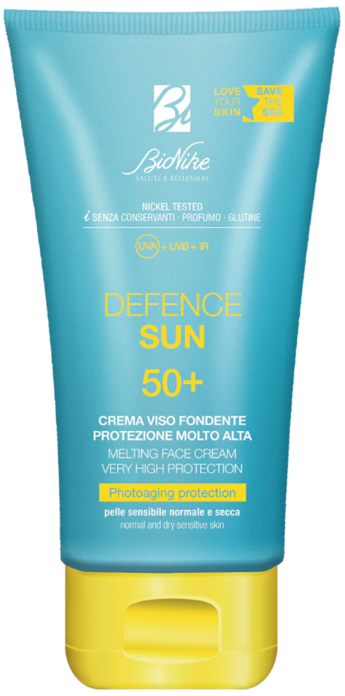 BioNike Defence Sun Melting Face Cream Opaľovací krém na tvár SPF50+