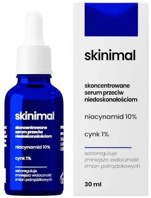 Skinimal Niacinamide 10% Zinc 1% Sérum proti nedokonalostiam