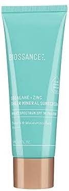 BIOSSANCE Squalane and Zinc Sheer Mineral Sunscreen