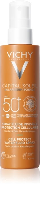 Vichy Capital Soleil Spray Fluid  Invisible Ochranný sprej SPF 50+