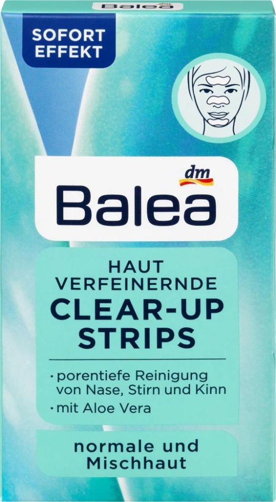 Balea Náplasti na čistenie pleti Clear-Up Strips