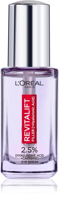L'oréal Paris Očné sérum Revitalift Filler 2,5% [+Hyaluronic Acid + Caffeine]