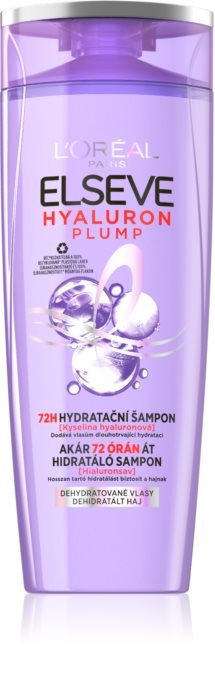 L’Oréal Paris Elseve Hyaluron Plump 72H Hydratačný šampón na vlasy 