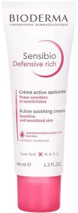 BIODERMA Sensibio Defensive Rich Upokojujúci krém