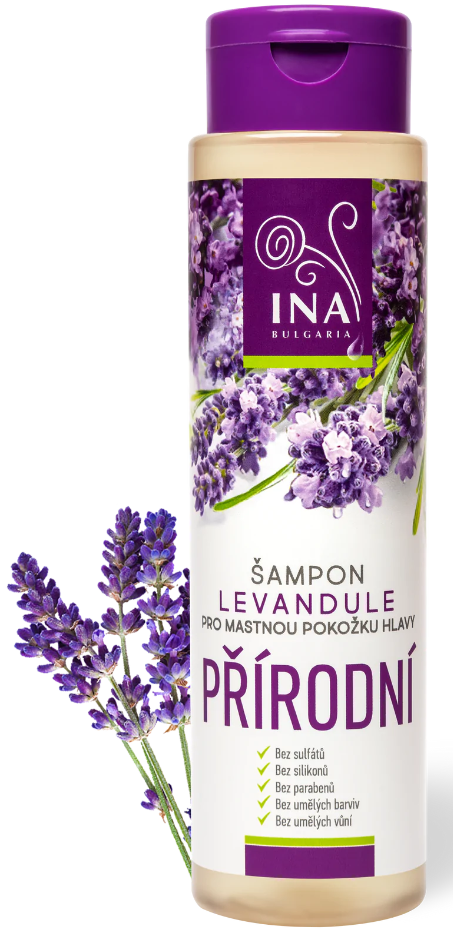 INA Prírodný levanduľový šampón 