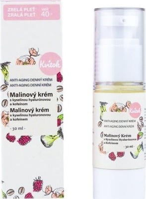 Kvitok Denný Malinový krém pre pleť 40+