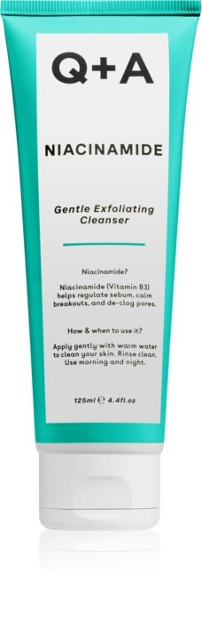 Q+A Niacinamide Gentle Exfoliating Cleanser Exfoliačný čistič