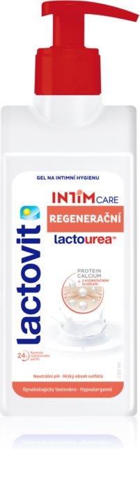 Lactovit Intimcare LactoUrea Gél na intímnu hygienu s regeneračným účinkom