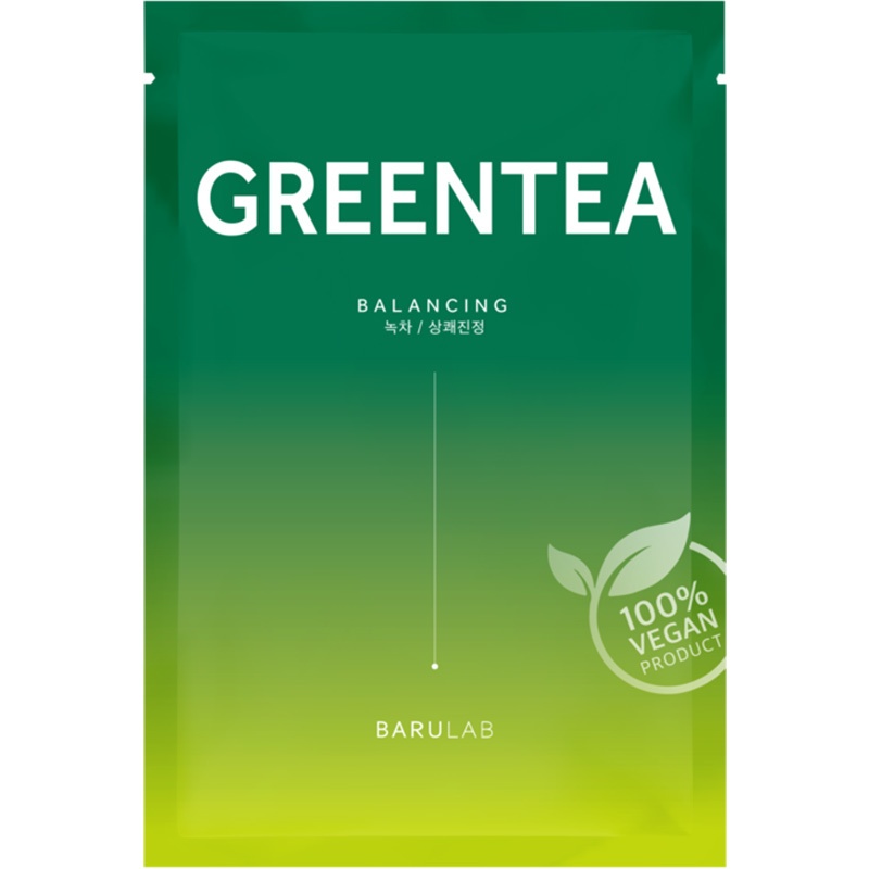 BARULAB The Clean Vegan GREENTEA Mask 