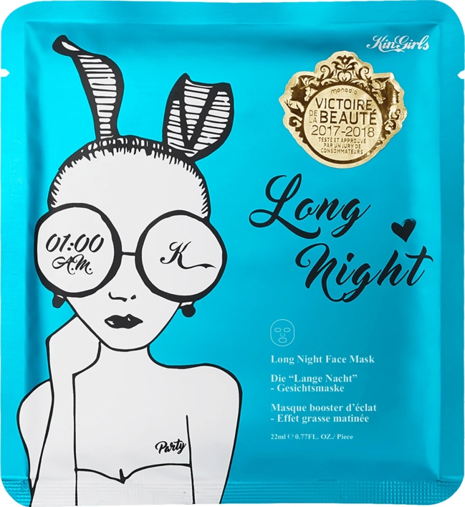 KinGirls Long Night Textilná pleťová maska 