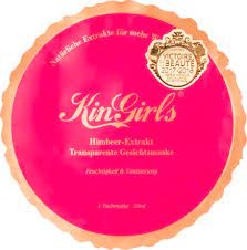 KinGirls Zvlhčujúca textilná pleťová maska s výťažkom z malín