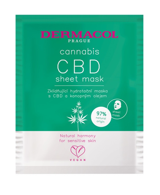 Dermacol Cannabis CBD Sheet Maska