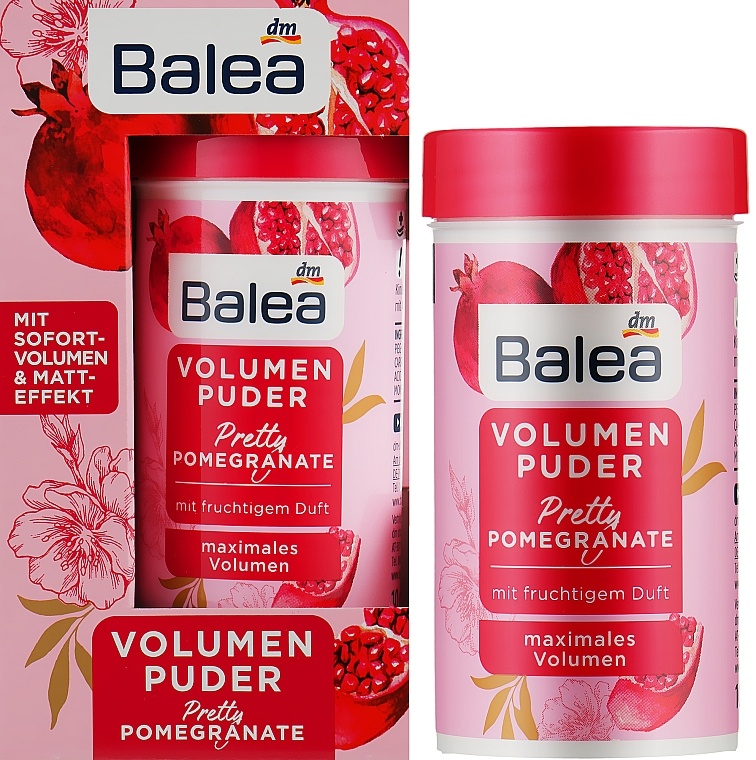 Balea Pretty Pomegranate Púder na objem vlasov 