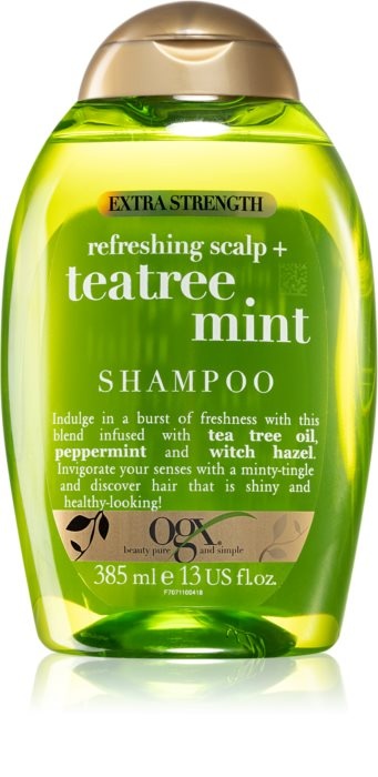 OGX Teatree Mint Extra Strenght Osviežujúci šampón