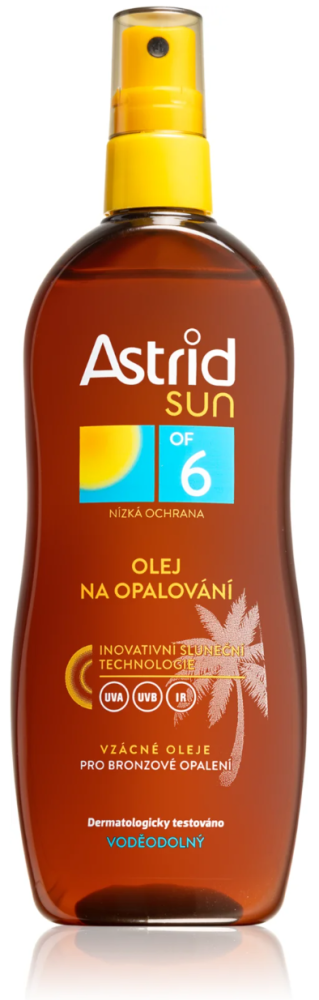 Astrid Sun Olej na opaľovanie SPF6