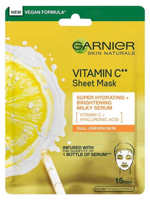  Garnier Skin Naturals Vitamin C Sheet Mask Textilná maska