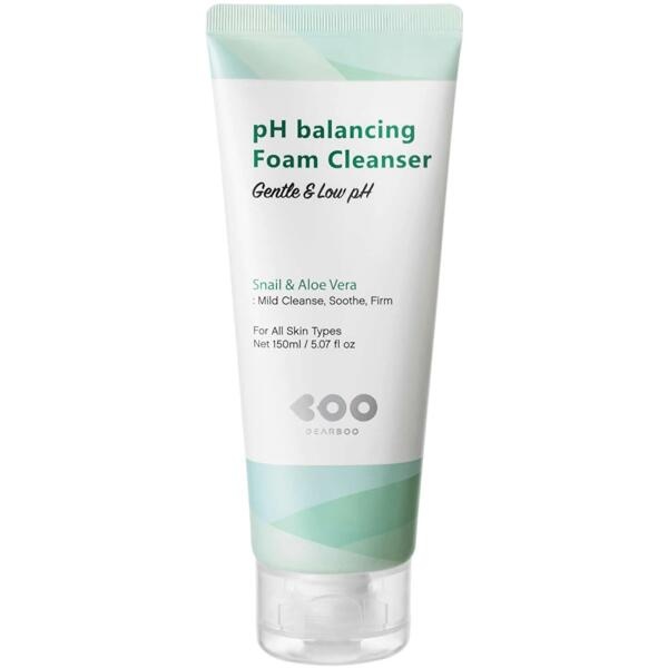 Dearboo pH Balancing Foam Cleanser Snail & Aloe Vera Čistiaca pena