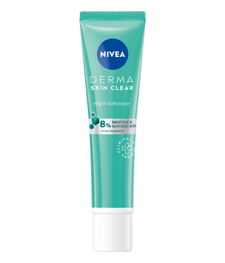 NIVEA Derma Skin Clear Nočný exfoliačný peeling 