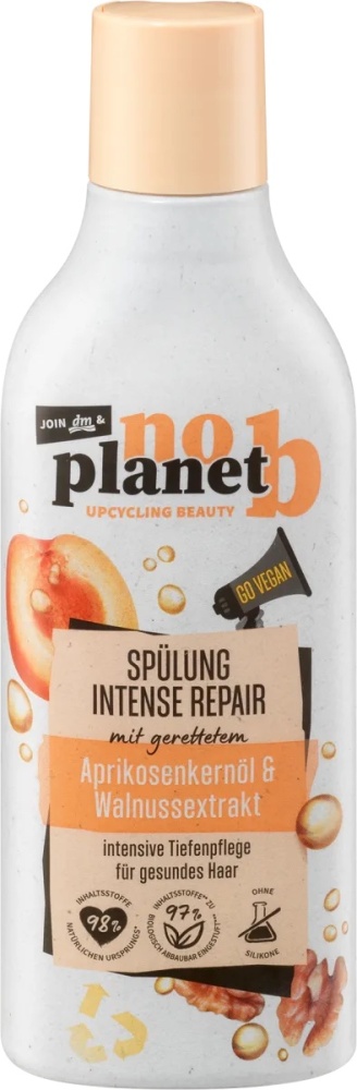 No Planet B Kondicionér na vlasy Marhuľový olej a orechový extrakt
