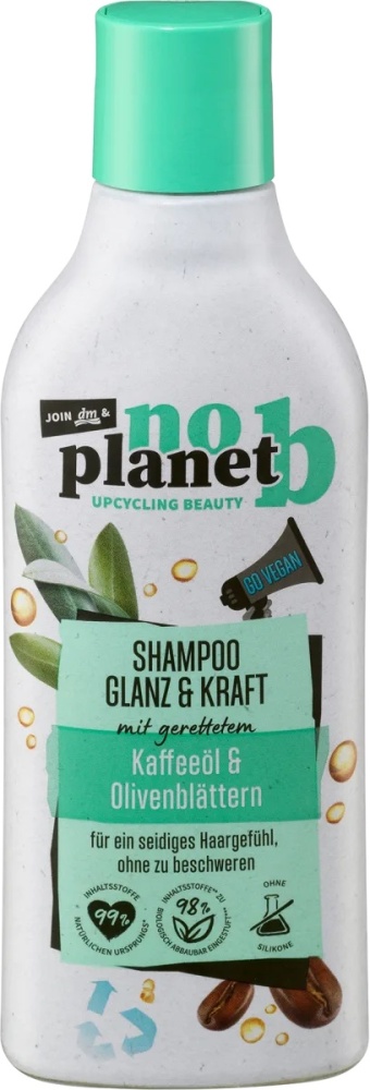 No Planet B Šampón na vlasy Kávový olej a olivové listy