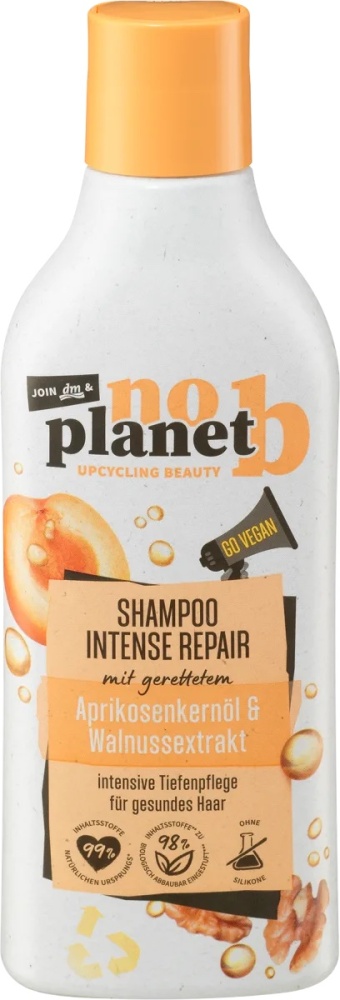 No Planet B  Šampón na vlasy Marhuľový olej a orechový extrakt