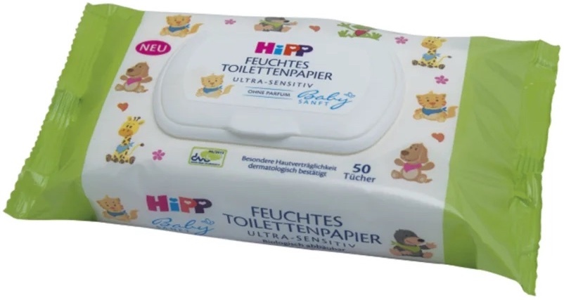 Hipp Babysanft Ultra Sensitive Vlhčený toaletný papier