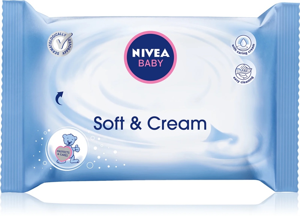 Nivea Baby Soft & Cream Čistiace utierky