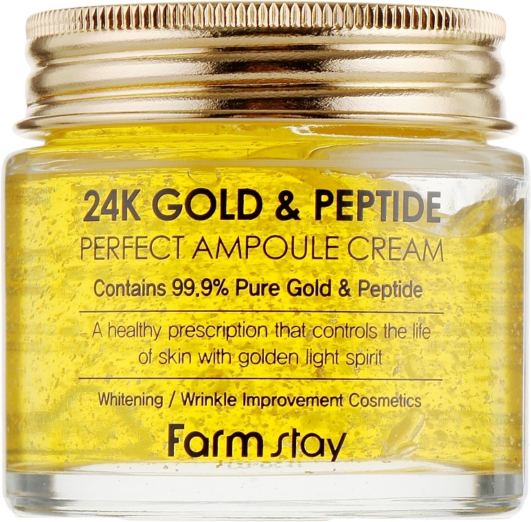 FARM STAY 24K Gold & Peptide Perfect Ampoule Cream Krém na tvár 