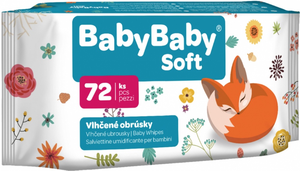 BabyBaby Soft Vlhčené utierky 100 % bavlna