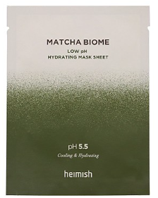 Heimish Matcha Biome Low pH Hydrating Mask Sheet