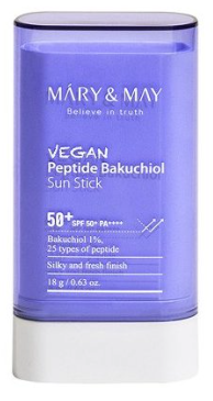 Mary&May Vegan Peptide Bakuchiol Sun Stick SPF50+ PA++++