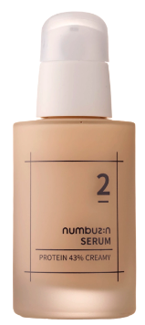 Numbuzin No.2 Protein 43% Creamy Serum 
